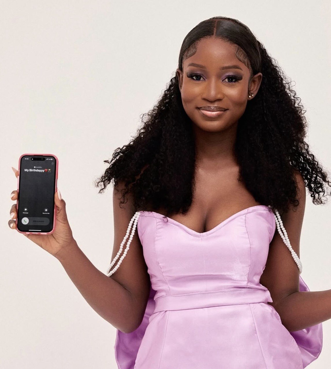 Phone reveal portrait